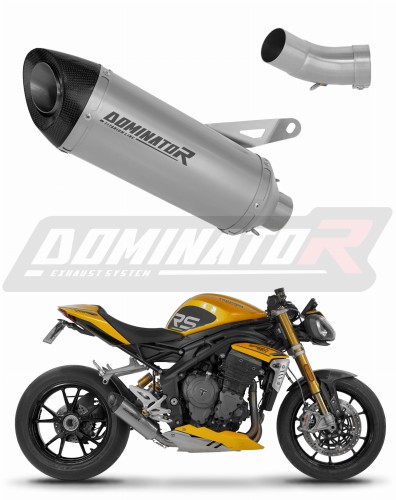 výfuk tlumič výfuku DOMINATOR titanový HP8 pasuje na motocykl Triumph Speed Triple 1200 RS / RR 2021   2024