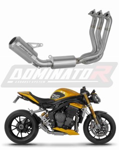 Triumph Speed Triple 1200 RS / RR 2021 - 2024 Kompletní systém Svod výfuk tlumič GPS + dB killer