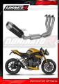 kompletní výfukový systém s tlumičem DOMINATOR Full System S3 černý pasuje na motocykl Triumph Speed Triple 1200 RS / RR 2021   2024 2