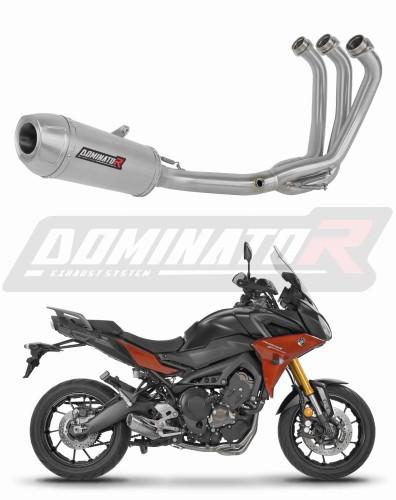 kompletny układ wydechowy z tłumikiem DOMINATOR Full System S3 pasujący do motocykla Yamaha MT 09 Tracer 900 / GT 2015 - 2020