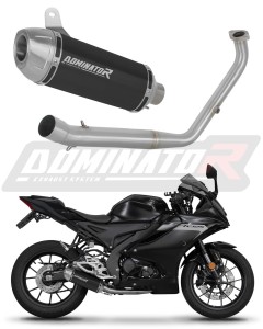 Yamaha YZF R125 2021 - 2024 (Euro 5) Kompletní systém Svod výfuk tlumič S3 BLACK + dB killer