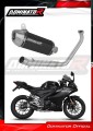 kompletní výfukový systém s tlumičem DOMINATOR Full System S3 černý pasuje na motocykl Yamaha YZF R125 2019   2020 2