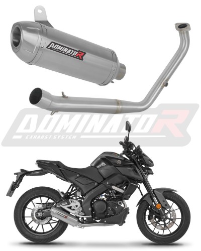 kompletní výfukový systém s tlumičem DOMINATOR Full System S3 pasuje na motocykl Yamaha MT 125 2021   2024