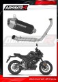 complete exhaust system with muffler DOMINATOR Full System S3 BLACK fits to Yamaha MT 125 2021  2024 2
