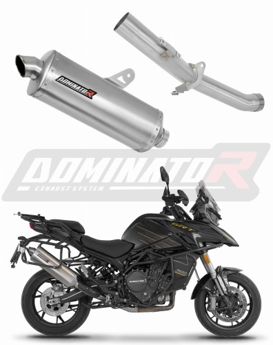 výfuk tlumič výfuku DOMINATOR P7 pasuje na motocykl QJMOTOR SRT 900 S / SX 2025   2026