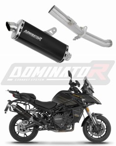 QJMOTOR SRT 900 S / SX 2025 - 2026 výfuk tlumič P7 BLACK + dB killer