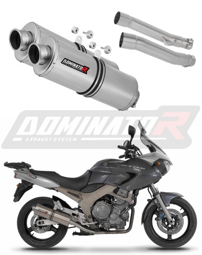 výfuk tlumič výfuku DOMINATOR oválný pasuje na motocykl Yamaha TDM 900 2002   2013