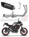 kompletní výfukový systém s tlumičem DOMINATOR Full System HP6 černý pasuje na motocykl Kawasaki Ninja 650 2023   2026