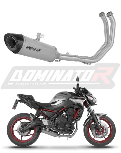 kompletní výfukový systém s tlumičem DOMINATOR Full System titanový HP8 pasuje na motocykl Kawasaki Z650 2023   2026