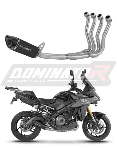 kompletní výfukový systém s tlumičem DOMINATOR Full System HP8 černý pasuje na motocykl Suzuki GSX S 1000 GX 2024
