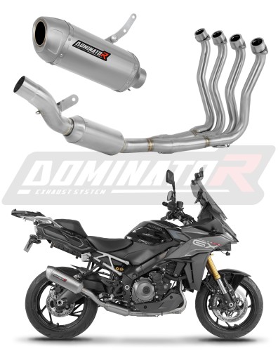 kompletní výfukový systém s tlumičem DOMINATOR Full System S6 EX pasuje na motocykl Suzuki GSX S 1000 GX 2024