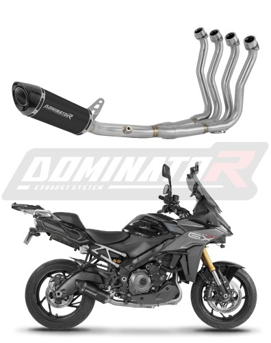 kompletní výfukový systém s tlumičem DOMINATOR Full System HP8 černý pasuje na motocykl Suzuki GSX S 1000 GX 2025   2026