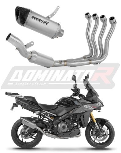 kompletní výfukový systém s tlumičem DOMINATOR Full System titanový HP6 EX pasuje na motocykl Suzuki GSX S 1000 GX 2025   2026