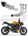 kompletní výfukový systém s tlumičem DOMINATOR Full System titanový HP8 pasuje na motocykl Triumph STREET TRIPLE 765 S / R / RS 2023   2024 4