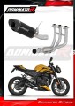 kompletní výfukový systém s tlumičem DOMINATOR Full System HP8 černý pasuje na motocykl Triumph ST