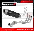 kompletní výfukový systém s tlumičem DOMINATOR Full System S6 černý pasuje na motocykl Triumph STREET TRIPLE 765 S /