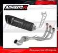 kompletní výfukový systém s tlumičem DOMINATOR Full System HP6 černý pasuje na motocykl Triumph STREET TRIPLE