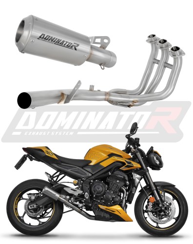kompletní výfukový systém s tlumičem DOMINATOR Full System GPS pasuje na motocykl Triumph Street Triple 765 RS 2024   2025 4