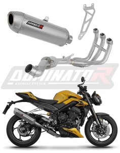 Triumph Street Triple 765 RS 2024 - 2025 Kompletní systém Svod výfuk tlumič S6 + dB killer