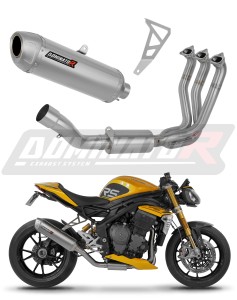 Triumph Speed Triple 1200 RS / RR 2021 - 2024 Kompletní systém Sběrač výfuk tlumič S6 + dB killer