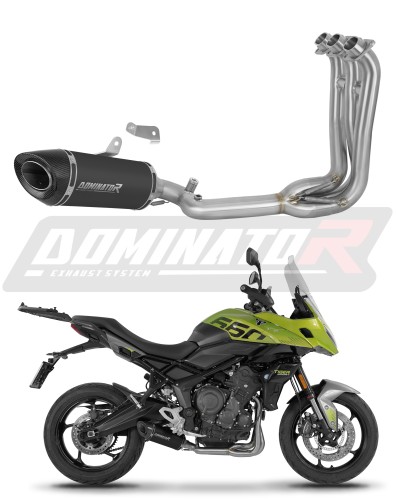 kompletní výfukový systém s tlumičem DOMINATOR Full System HP8 černý pasuje na motocykl Triumph Tiger Sport 660 2025   2026
