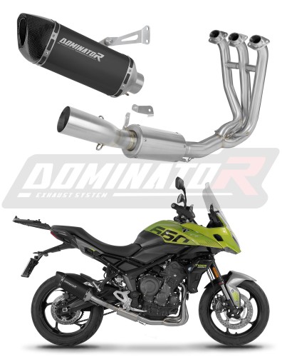 kompletní výfukový systém s tlumičem DOMINATOR Full System HP6 černý pasuje na motocykl Triumph Tiger Sport 660 2025   2026