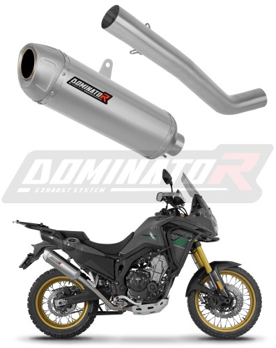 výfuk tlumič výfuku DOMINATOR S6 pasuje na motocykl Rieju Aventura 500 2023   2026