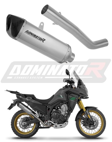 výfuk tlumič výfuku DOMINATOR titanový HP6 pasuje na motocykl Rieju Aventura 500 2023   2026