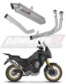 kompletny układ wydechowy z tłumikiem DOMINATOR Full System GPF pasujący do motocykla Rieju Aventura 500 2023 - 2026