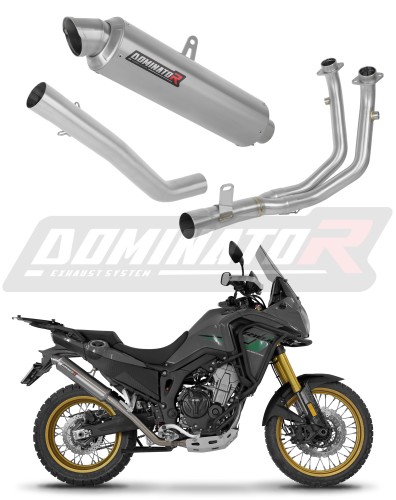 kompletní výfukový systém s tlumičem DOMINATOR Full System GPF pasuje na motocykl Rieju Aventura 500 2023   2026