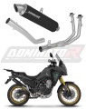 kompletní výfukový systém s tlumičem DOMINATOR Full System GPF černý pasuje na motocykl Rieju Aventura 500 2023   2026