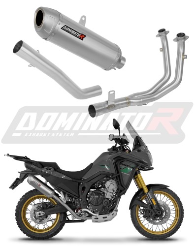 kompletní výfukový systém s tlumičem DOMINATOR Full System S6 pasuje na motocykl Rieju Aventura 500 2023   2026