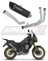 kompletní výfukový systém s tlumičem DOMINATOR Full System HP6 černý pasuje na motocykl Rieju Aventura 500 2023   2026