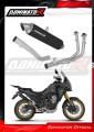 kompletní výfukový systém s tlumičem DOMINATOR Full System GPF černý pasuje na motocykl Rieju Aventura 500 2023   2026 2