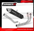 complete exhaust system with muffler DOMINATOR Full System GPF BLACK fits to Rieju Aventura 500 2023  2026 3