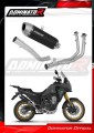complete exhaust system with muffler DOMINATOR Full System S6 BLACK fits to Rieju Aventura 500 2023  2026 2