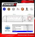 kompletní výfukový systém s tlumičem DOMINATOR Full System titanový