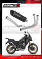 kompletní výfukový systém s tlumičem DOMINATOR Full System HP6 černý pasuje na motocykl Rieju Aventura 500 2023   2026 2