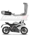 kompletní výfukový systém s tlumičem DOMINATOR Full System S3 černý pasuje na motocykl Triumph Daytona 660 2024   2026