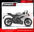 kompletní výfukový systém s tlumičem DOMINATOR Full System S3 černý pasuje na motocykl Triumph Daytona 660 2024   2026 4