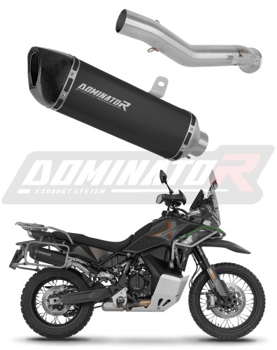 výfuk tlumič výfuku DOMINATOR HP6 černý pasuje na motocykl CF MOTO 1000 MT X 2026