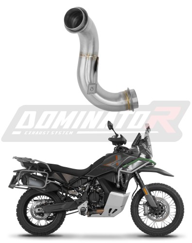 decat středový tlumič výfuku DOMINATOR Mid pipe pasuje na motocykl CF MOTO 1000 MT X 2026
