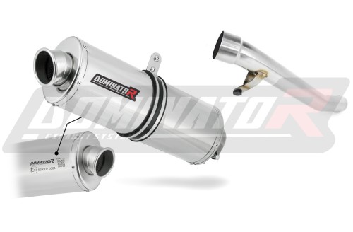 výfuk tlumič výfuku DOMINATOR homologovaný oválný pasuje na motocykl GSX 1200 INAZUMA 1999   2000 2