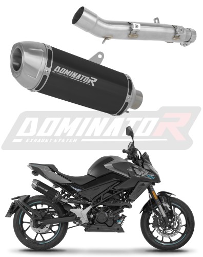 exhaust muffler DOMINATOR S3 BLACK fits to CF MOTO 125 NK 2025  2026