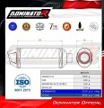 exhaust muffler DOMINATOR S3 BLACK fits to CF MOTO 125 NK 2025  2026  6
