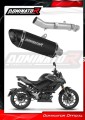 CF MOTO 125 NK 2025 - 2026 Schalldämpfer Auspuff HP8 SCHWARZ + dB killer 1