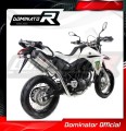 XT 660 R VÝFUK Yamaha Tlumič Sportovní výfuk Karbonová koncovka HP1 2004 - 2014 DOMINATOR 2