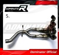 S1000R Výfukový Eliminátor Katalyzátoru Katalyzátor Propojovací trubka Decat Downpipe 2014 - 2016 DOMINATOR 5