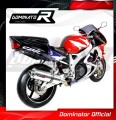 CBR 900 RR FIREBLADE SC33 VÝFUK Honda tlumič sportovní výfuk tlumič OVAL 1996 - 1999 Dominator 2