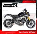 MT-09 MT 09 VÝFUK Yamaha Tlumič Sportovní výfuk Karbonová koncovka HP3 2013 -  DOMINATOR 3